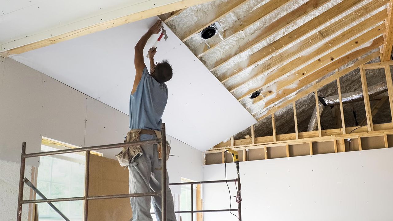 Ceiling Drywall Installation