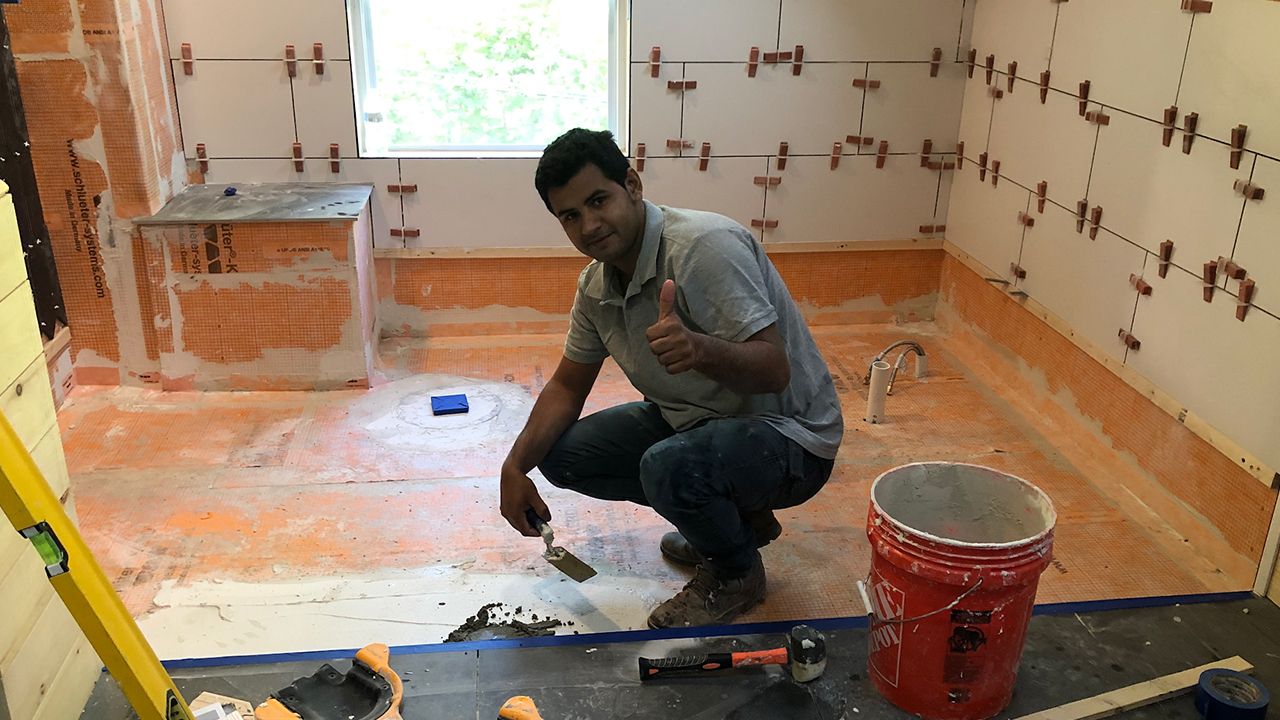 Bathroom Tile Installation