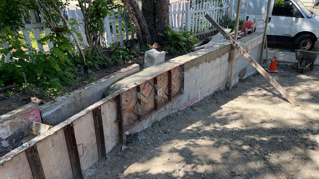 Block Wall Construction