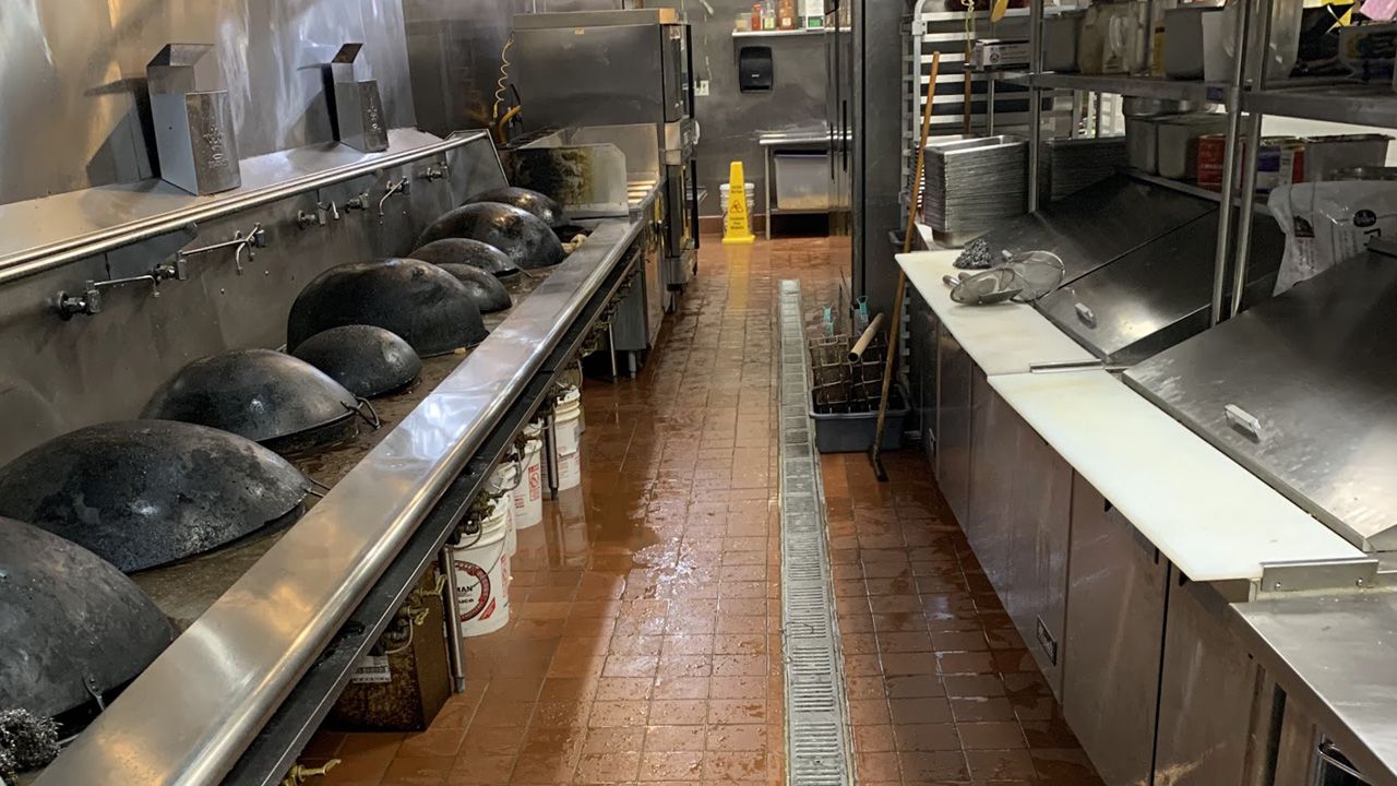 Commercial Kitchen Walls & Floors Cleaning