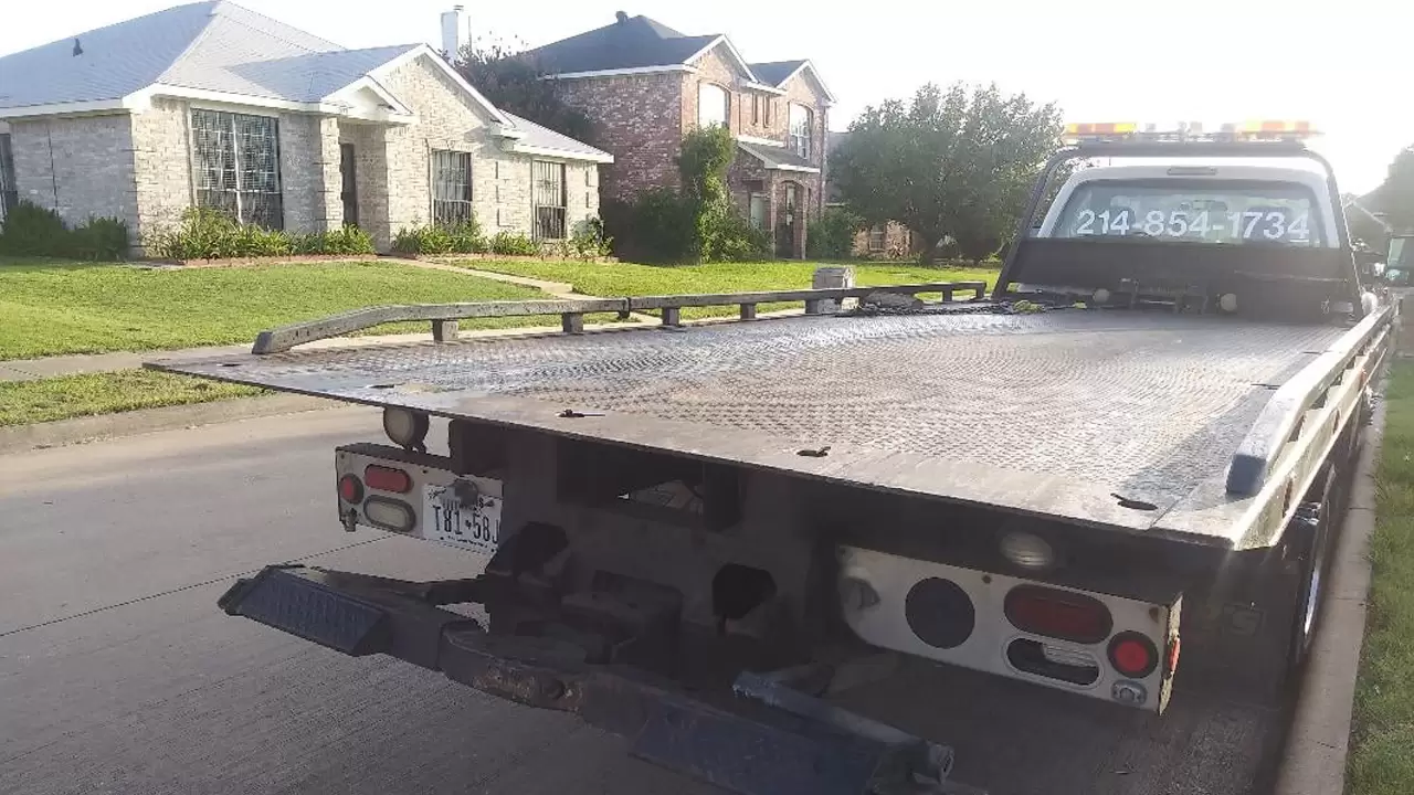 Flatbed Towing