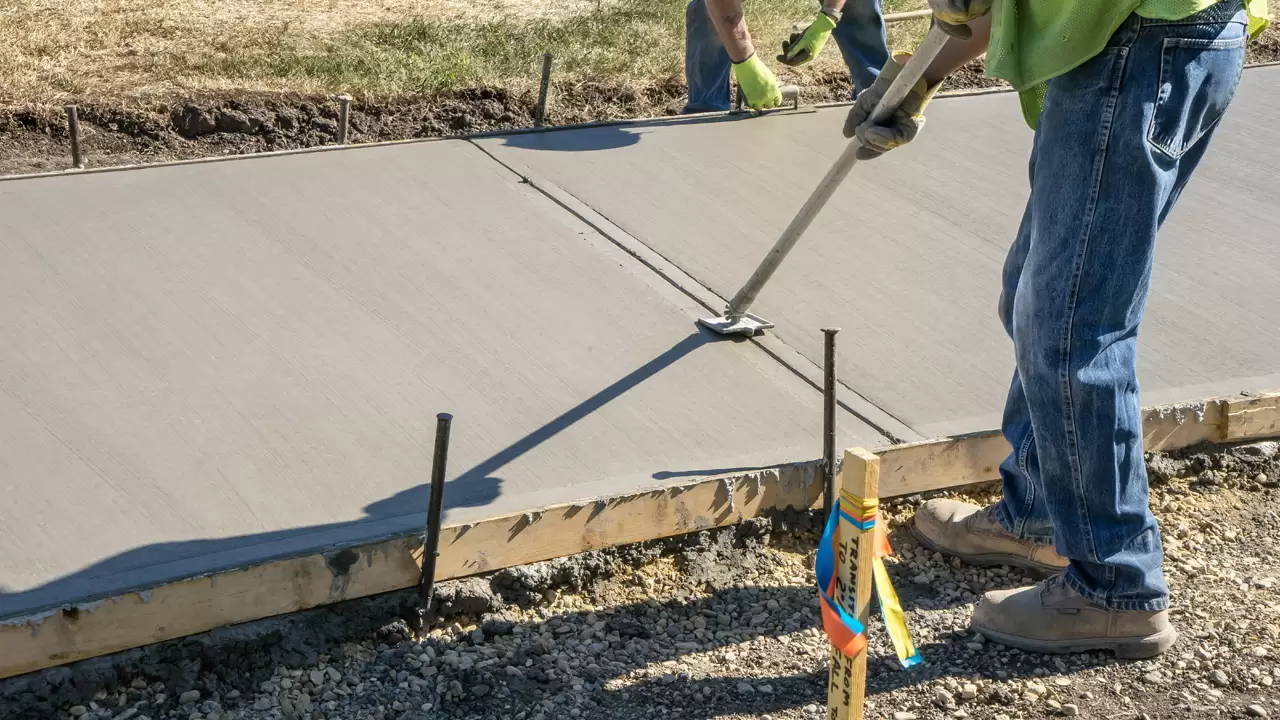 Concrete Foundation & Concrete Sidewalks