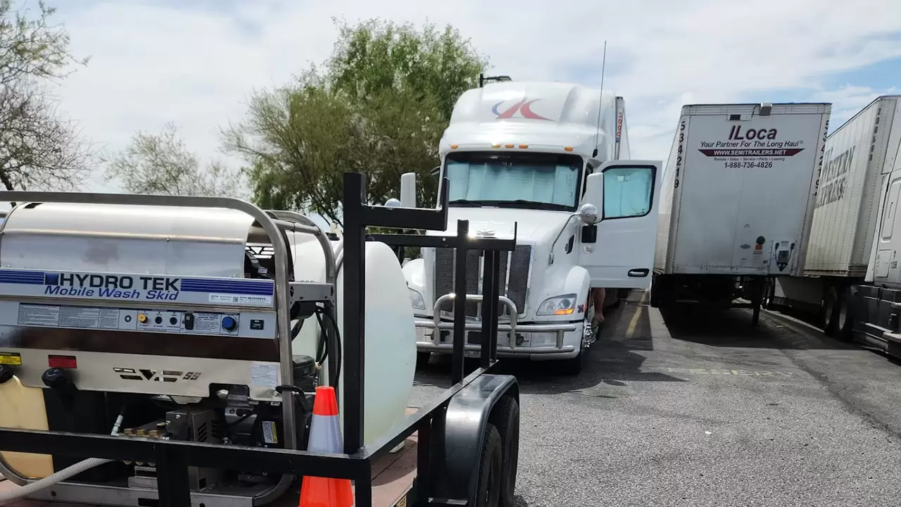 Dumpster Pad Cleaning