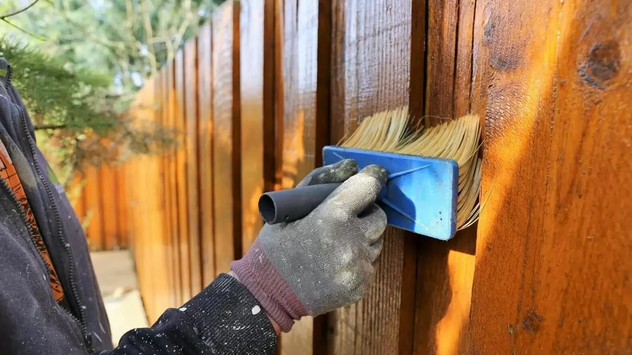 Fence Repair-Stain