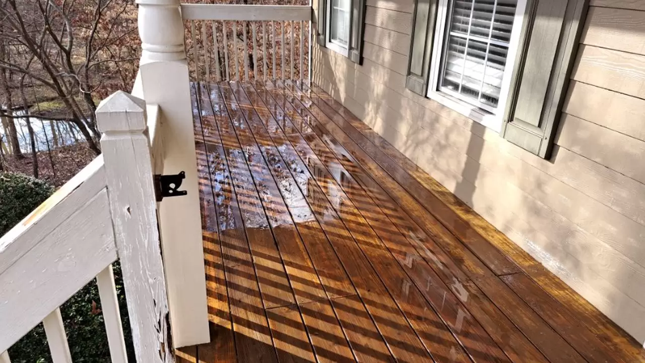 Deck Repair-Stain